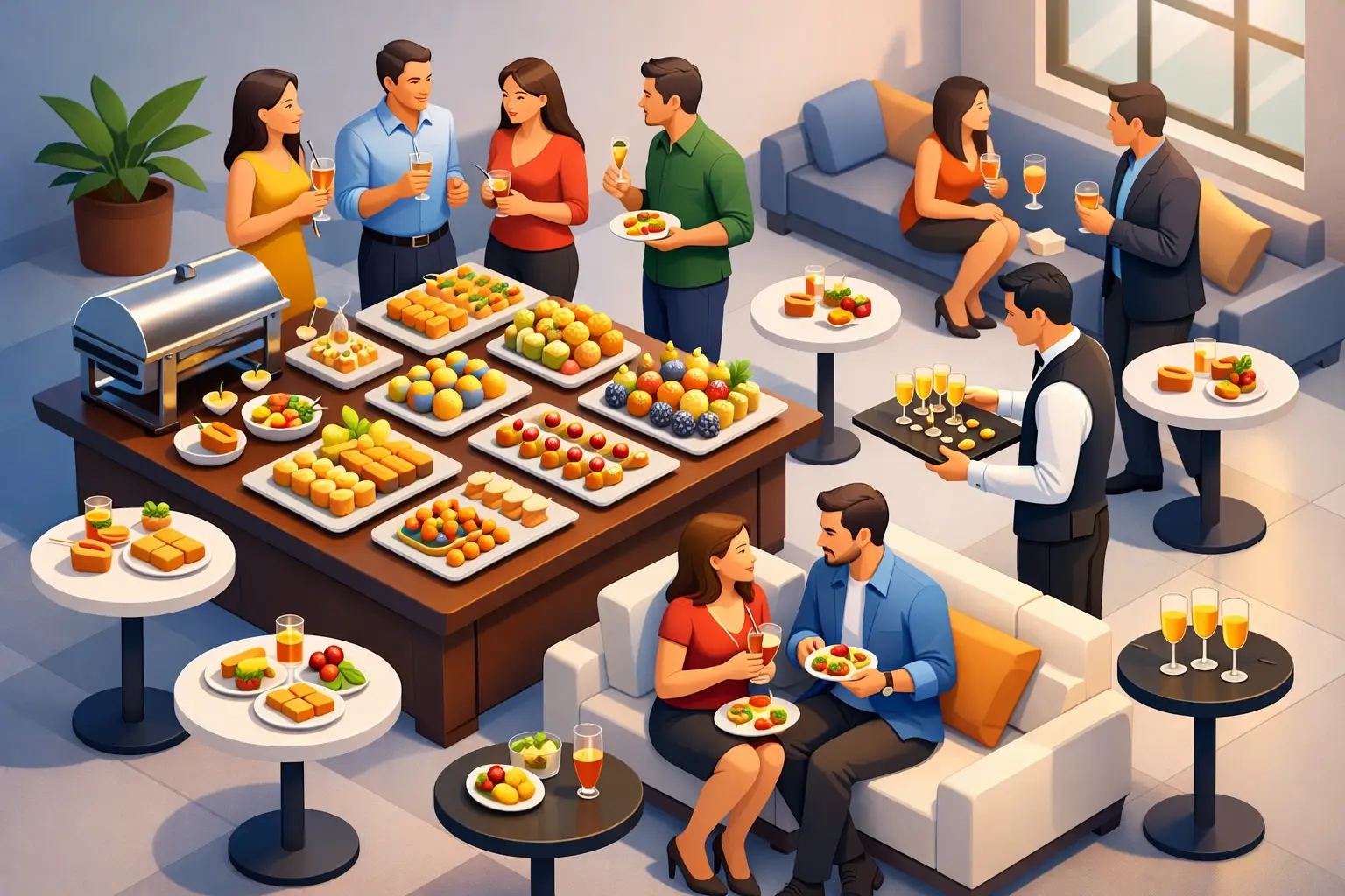 Catering social para reuniones sin complicaciones