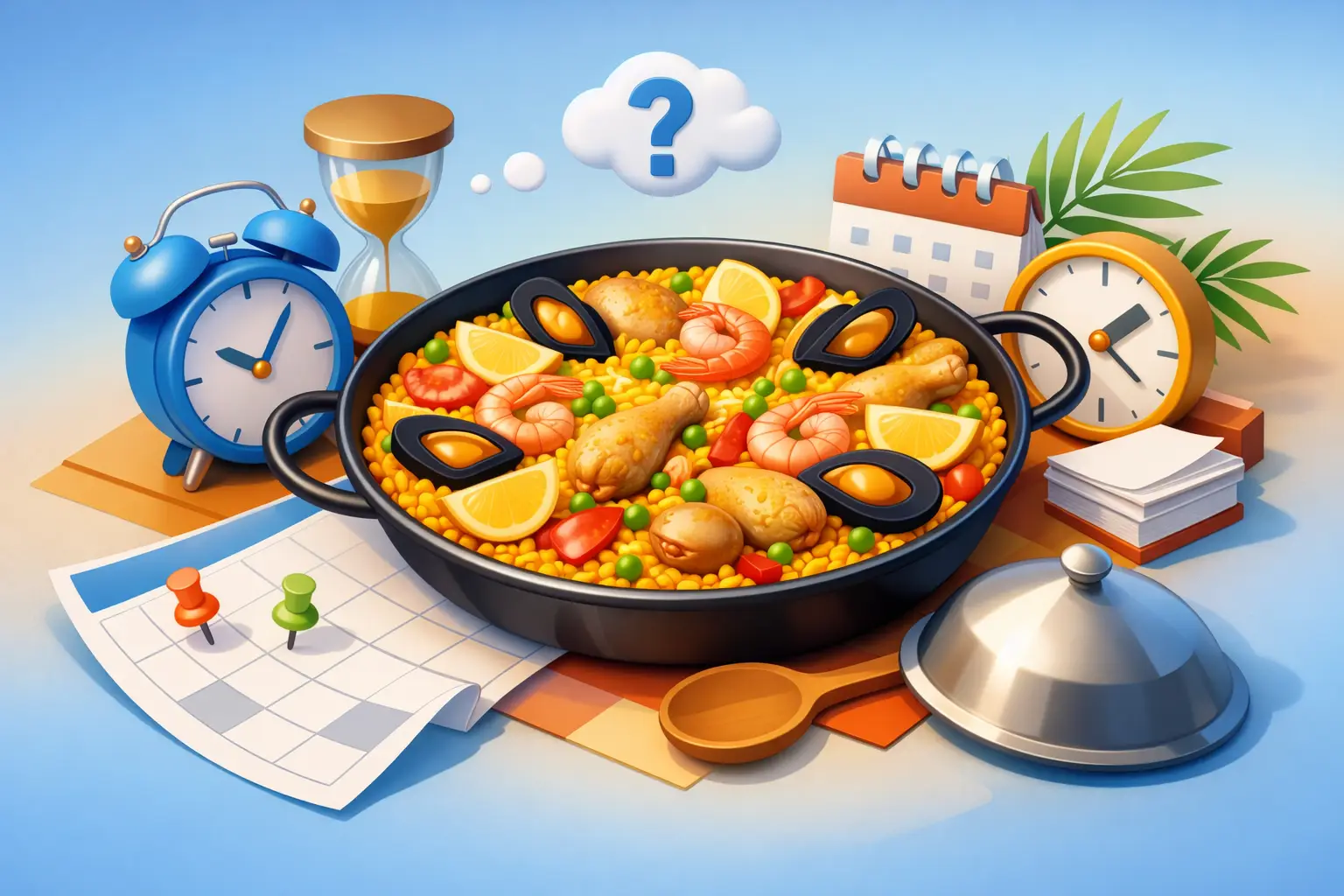 ¿Con cuánta anticipación pedir una paella?