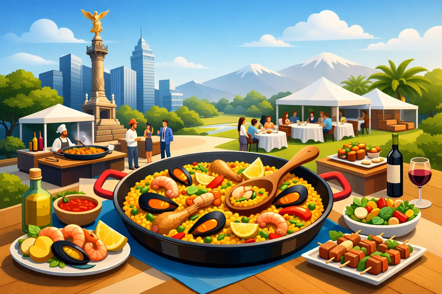 Paellas para eventos que resuelven en CDMX