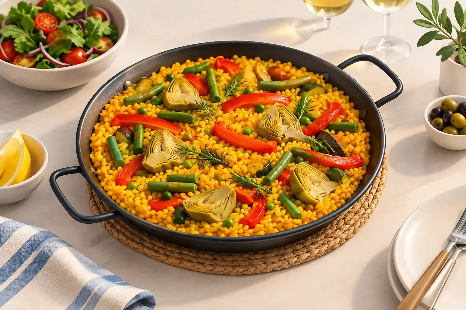 ¿Hay paella sin carne? Una opción para compartir