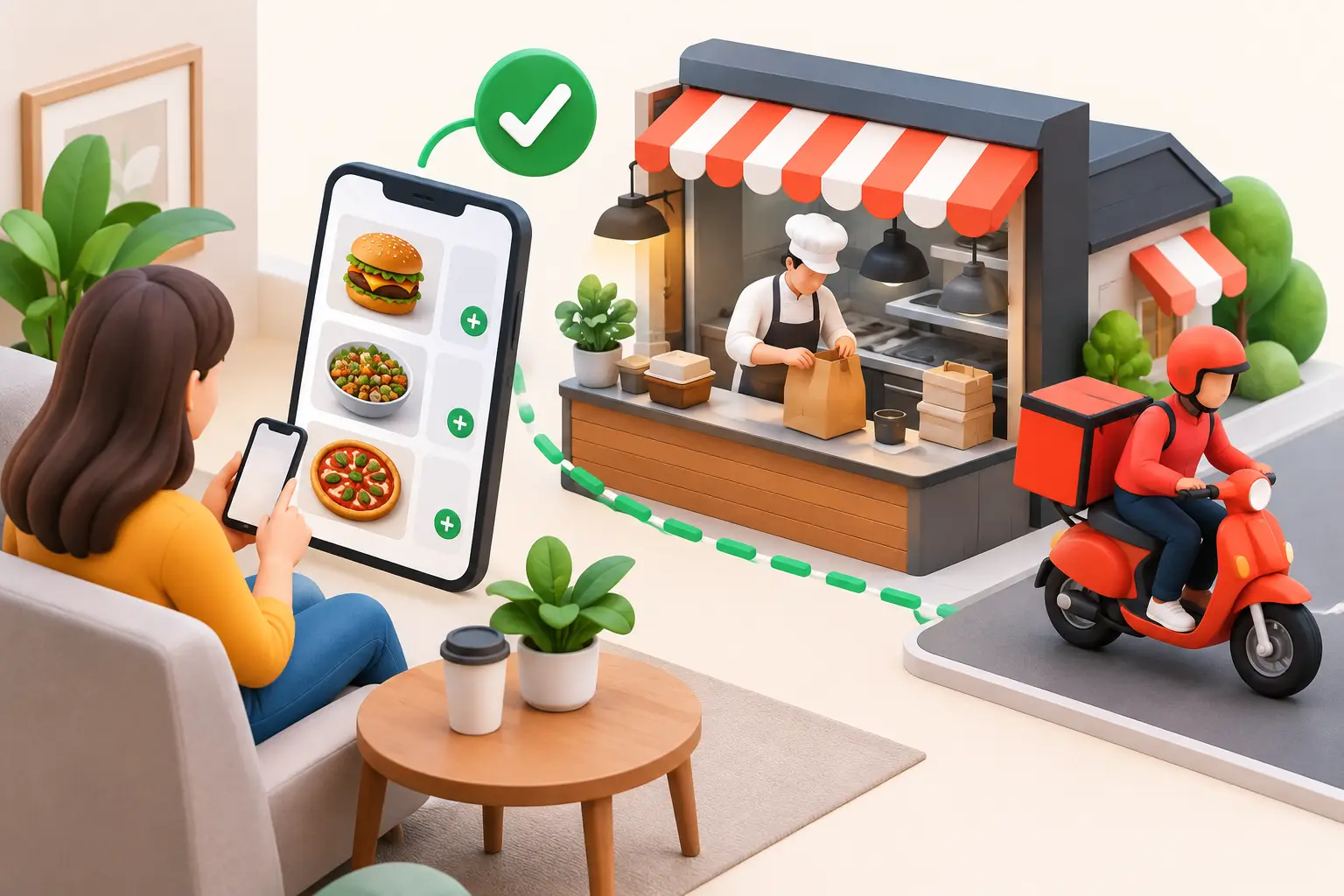 Pedidos gastronómicos anticipados sin contratiempos