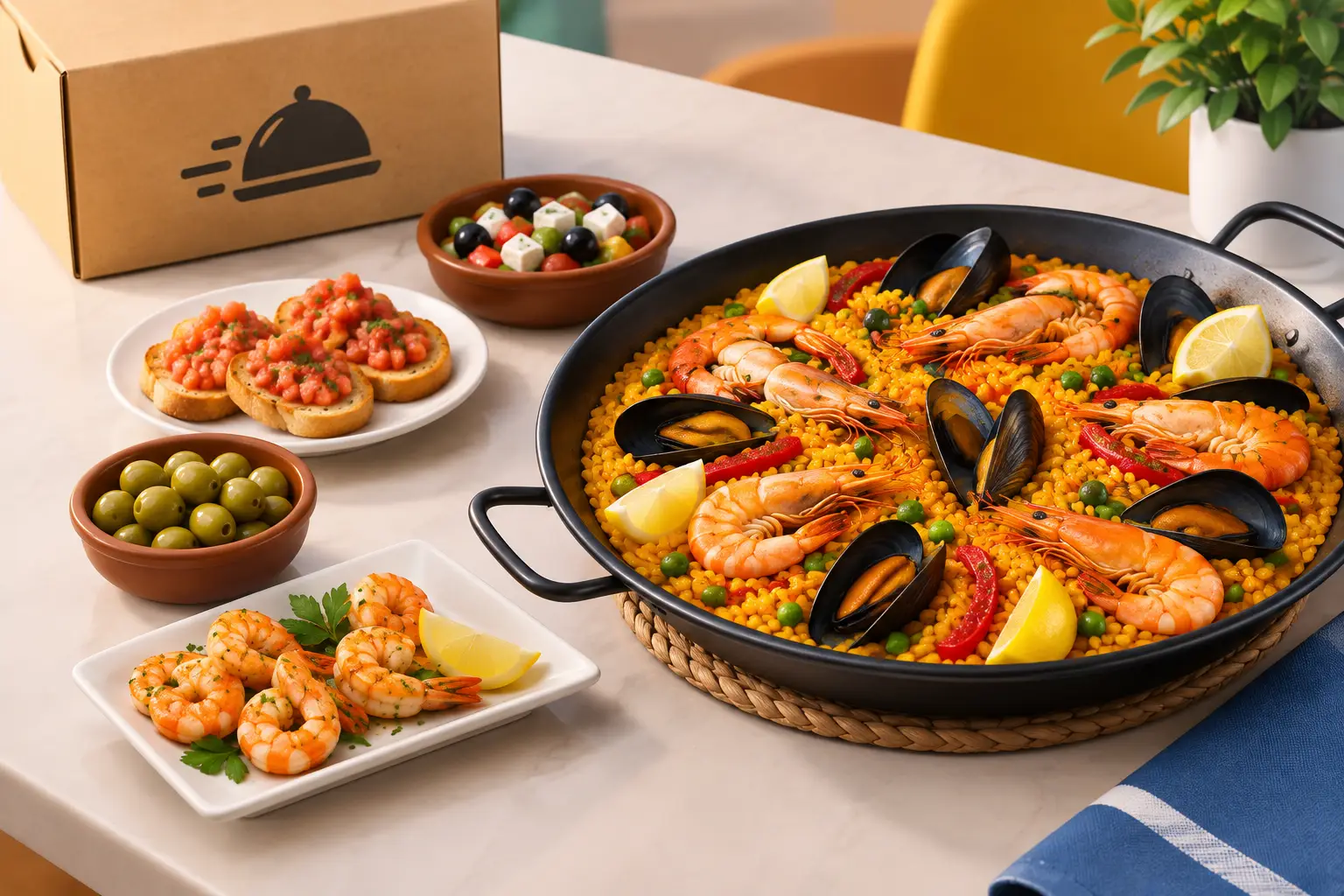 ¿La paella incluye entradas en tu pedido?