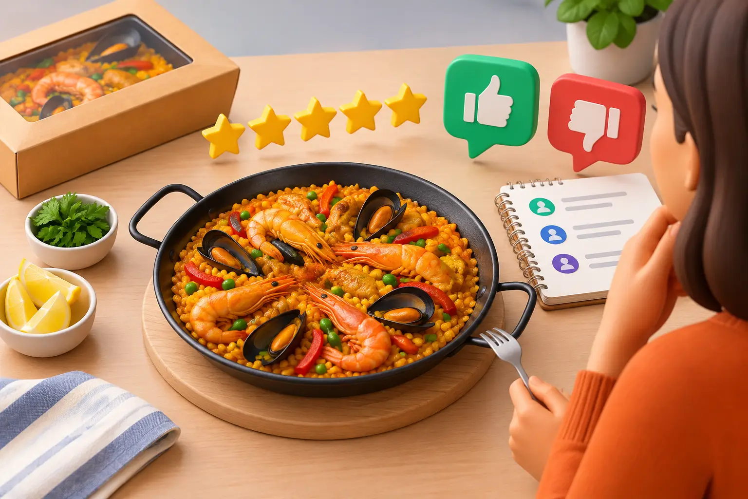 Opiniones sobre paella preparada: qué valorar
