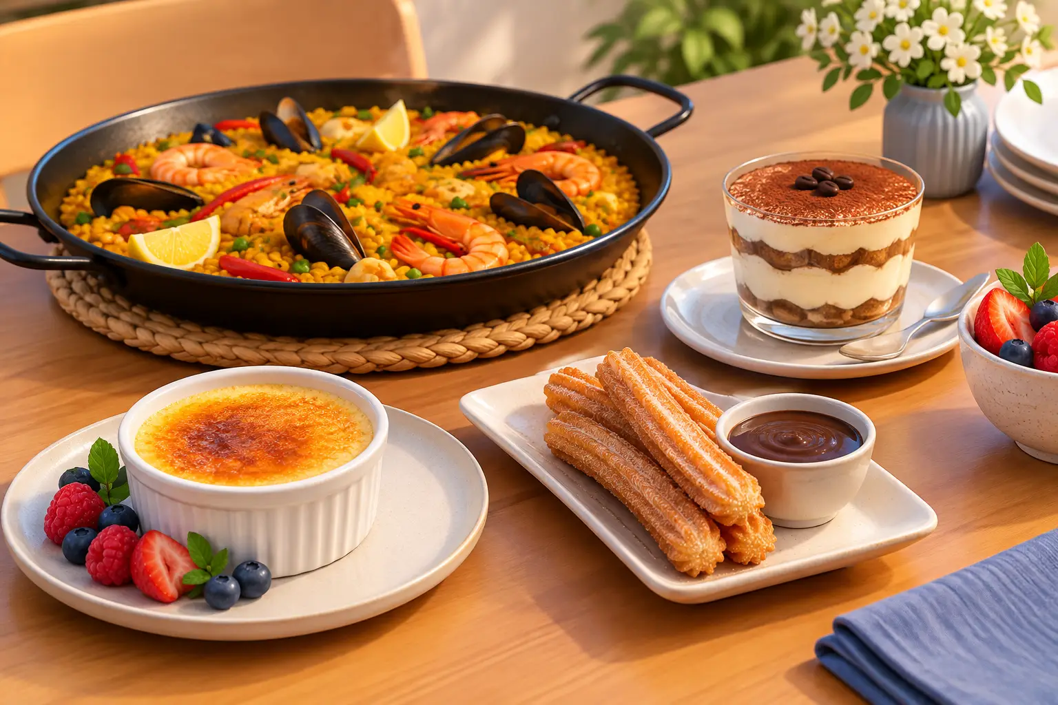 Postres para paella que cierran bien tu reunión